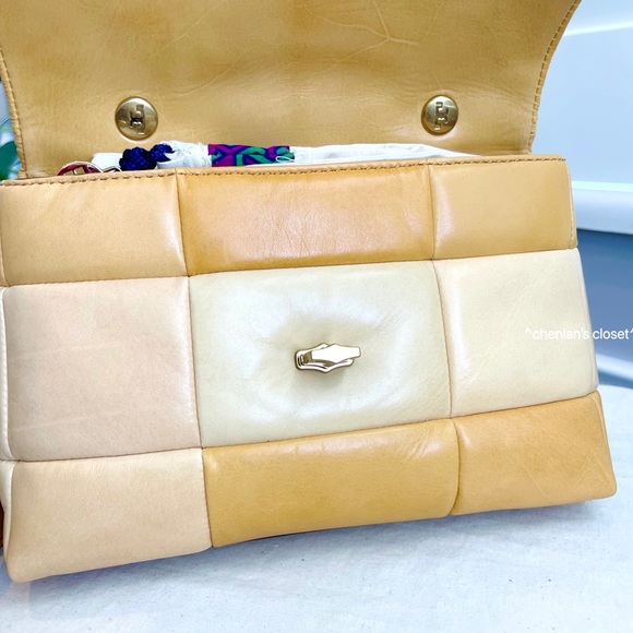 🔥NeW! $749 Tory Burch Kira Patchwork Satchel - Picture 10 of 17